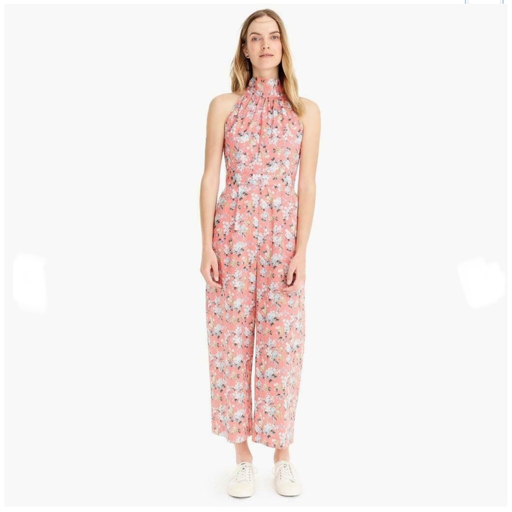 J Crew Liberty Josephine Floral HighNeck Jumpsuit - Picture 4 of 8